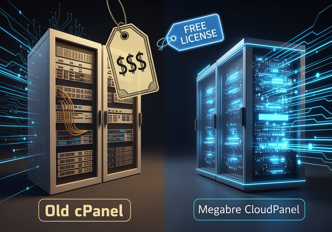 cPanel Alternatifi: Neden CloudPanel'e Geçmelisiniz? (2026 Maliyet Raporu)